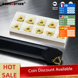SNL0013M16 SNL0016Q16 SNL0020R16 SNL0025S16 internal thread turning tool counter handle matching 16ER carbide blade CNC tool