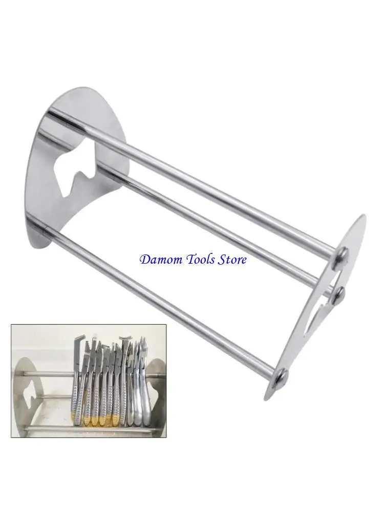 57be-dental-stand-holder-for-orthodontic-pliers-forceps-holder-mount-stainless-steel