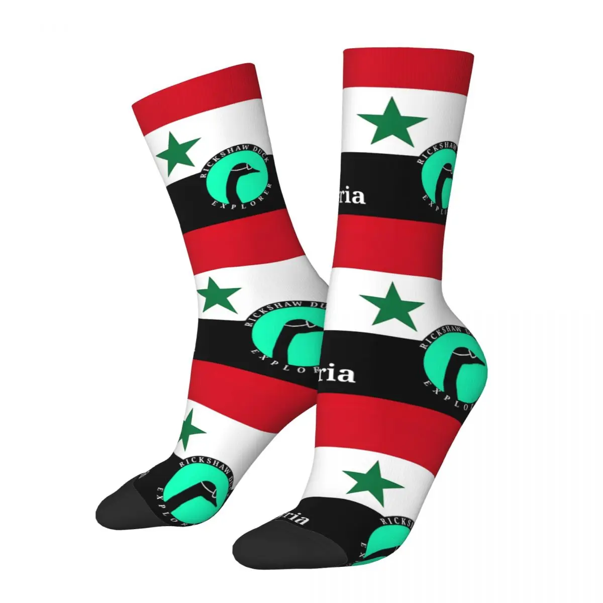 Syria Travel Flag Unisex Winter Socks Hiking Happy Socks street style Crazy Sock