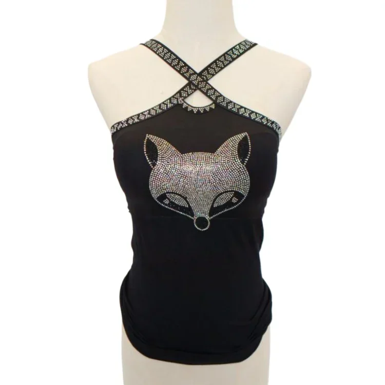 

femme sexy rhinestones camisole woman paded camis women's sport camis