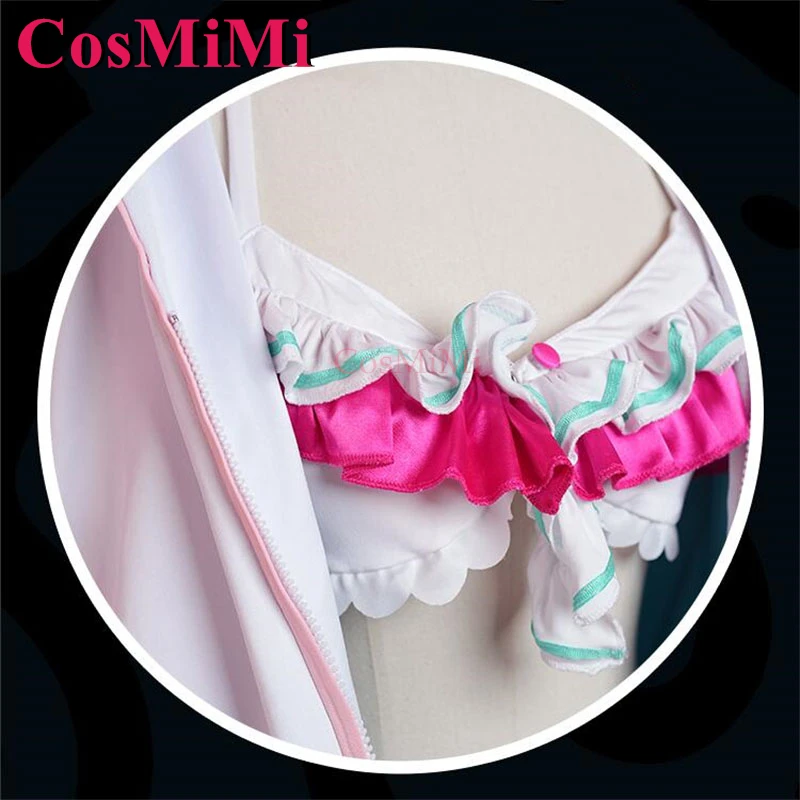 CosMiMi Anime VTuber Hololive Hakui Koyori Cosplay Costume Lovely Sweet Outfit Full Set Carnival Party Role Play Clothing XS-XXL