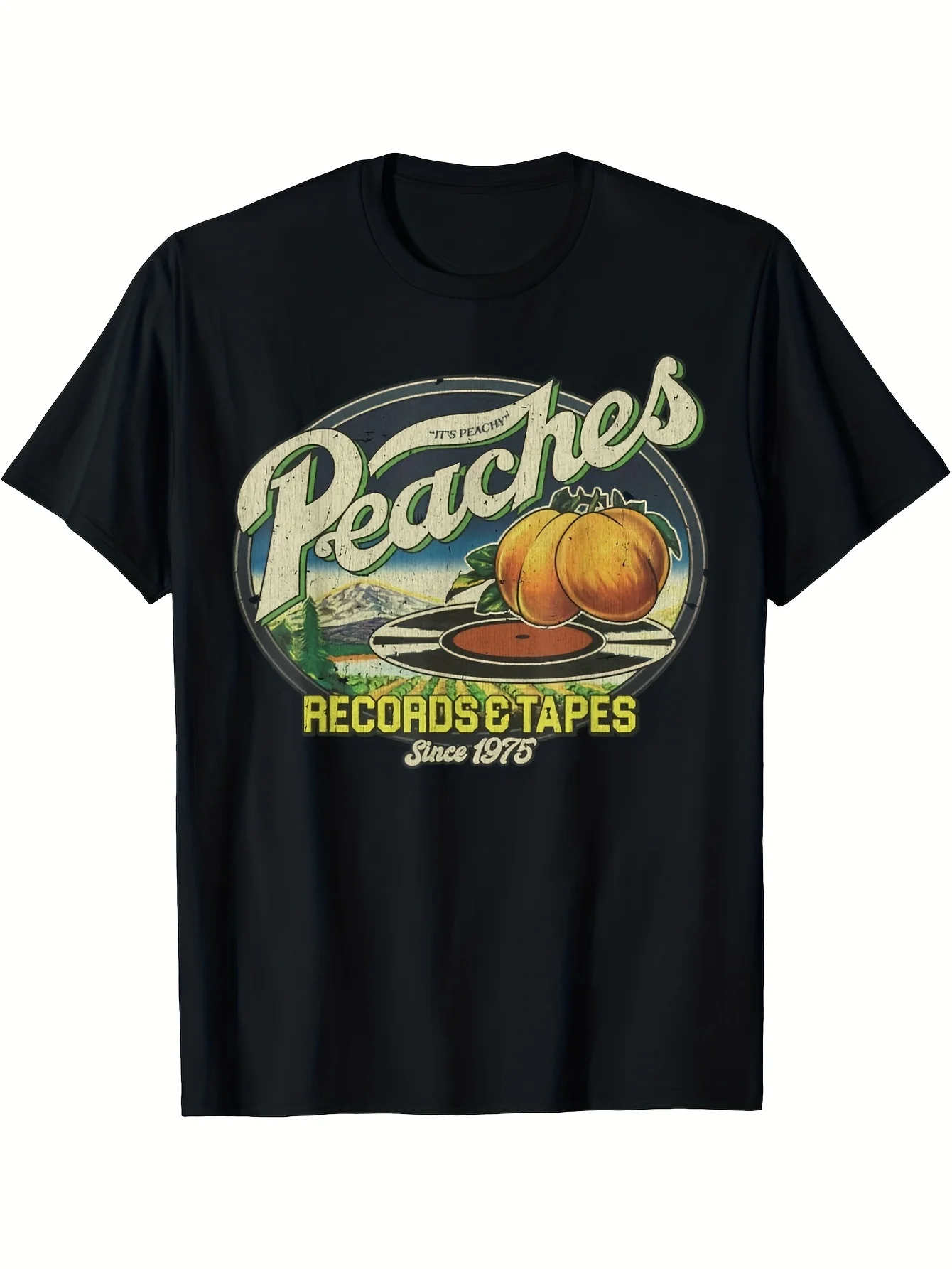 

Винтажная футболка Peaches Records & Tapes 1975 года