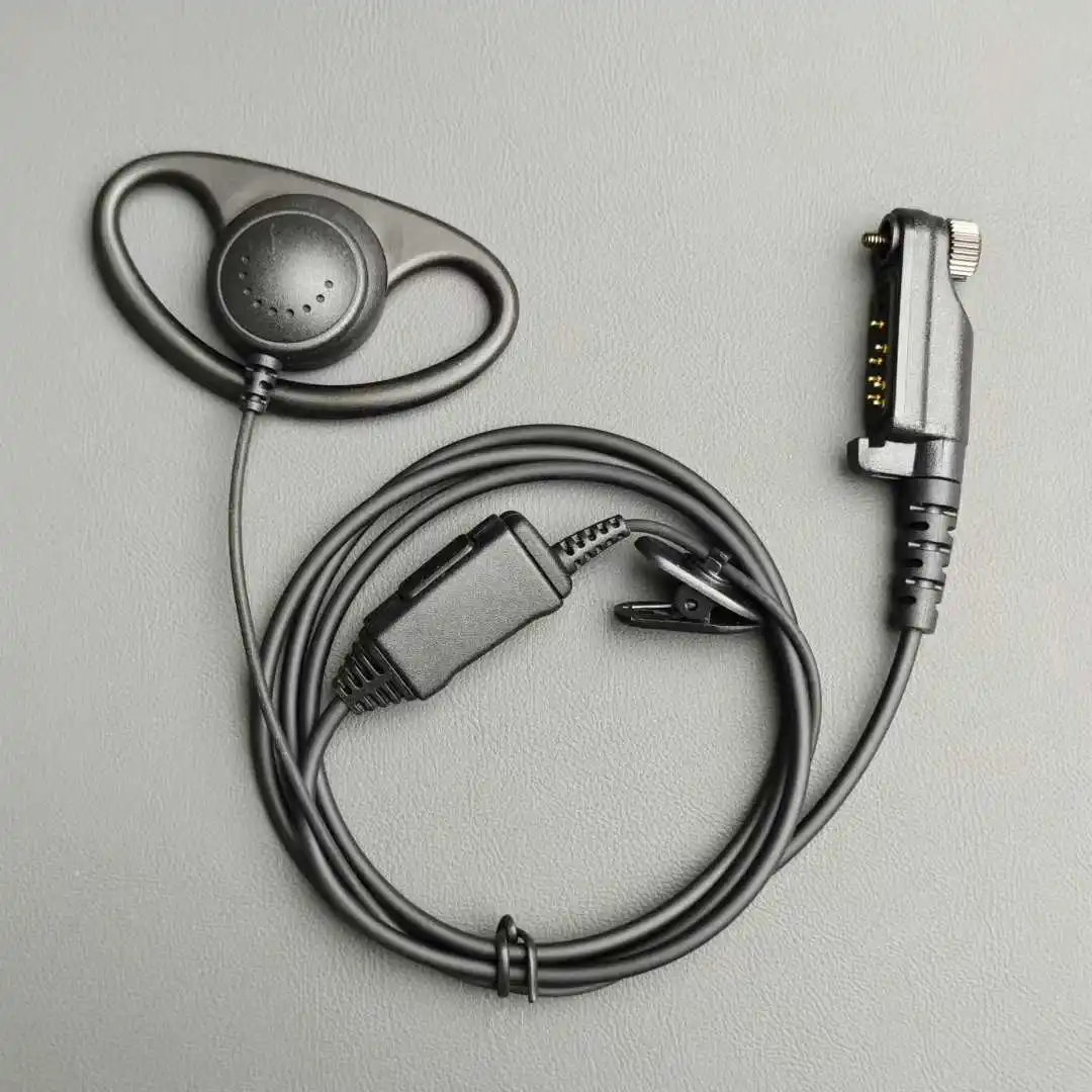 Compatible with Hytera HP780, HP700, HP600, HP680, X1P, X1E, X1, PD600/PD680/PD660 walkie-talkie headphones, D-shaped ear hooks