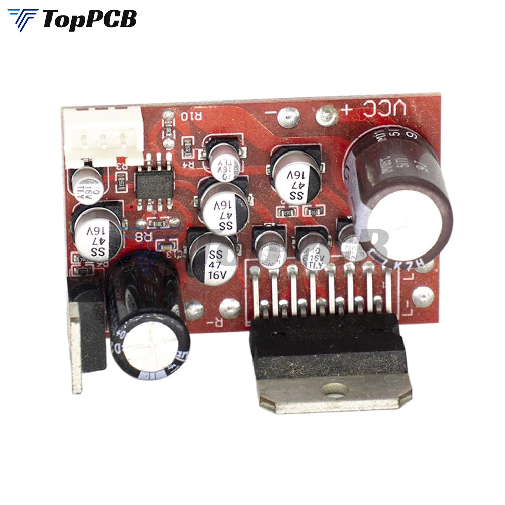 38W+38W TDA7379 Sound Power Amplifier Board with NE5532 Preamplifier DC 9-17.5V Audio Amp for Car Karaoke Home Theater Subwoofer