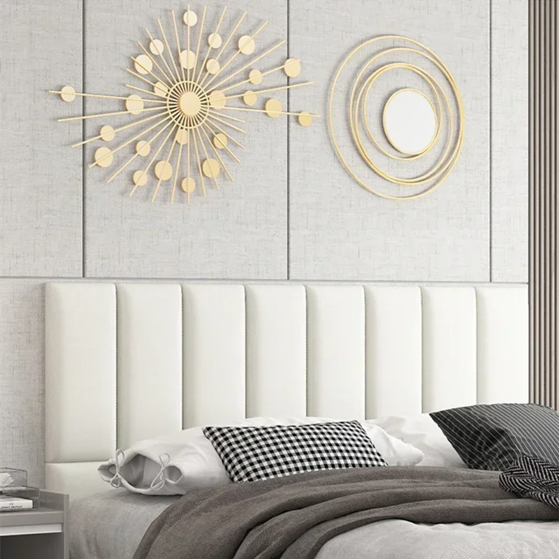 Adesivos de parede para Bed Headboard, Painel de parede 3D, Decoração de papel de parede, Cabecero Cama, 135, 150