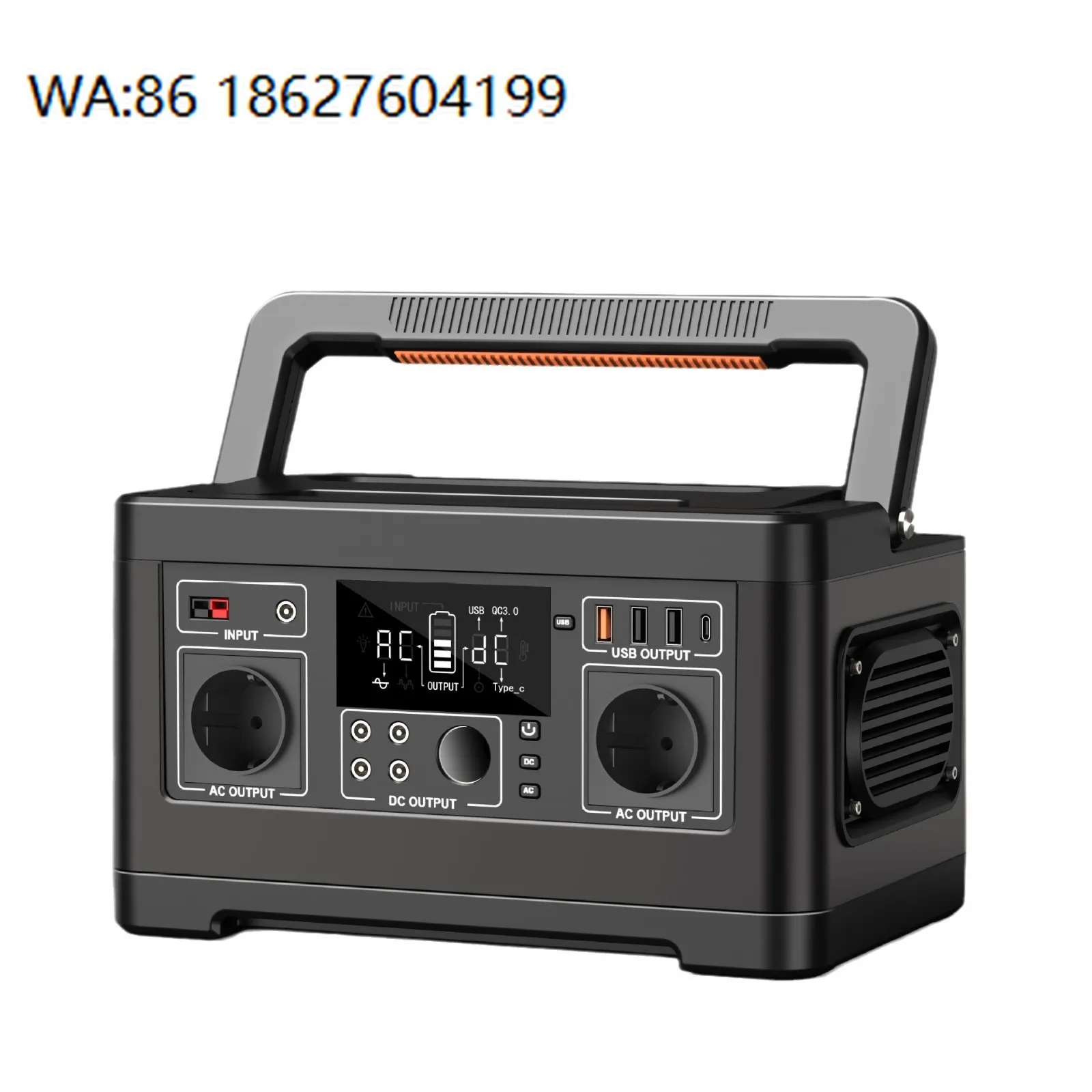 1000W Solar Portable Generator, USB Type-C Flashlight Design, Wholesale Outdoor Camping Emergency Power Bank