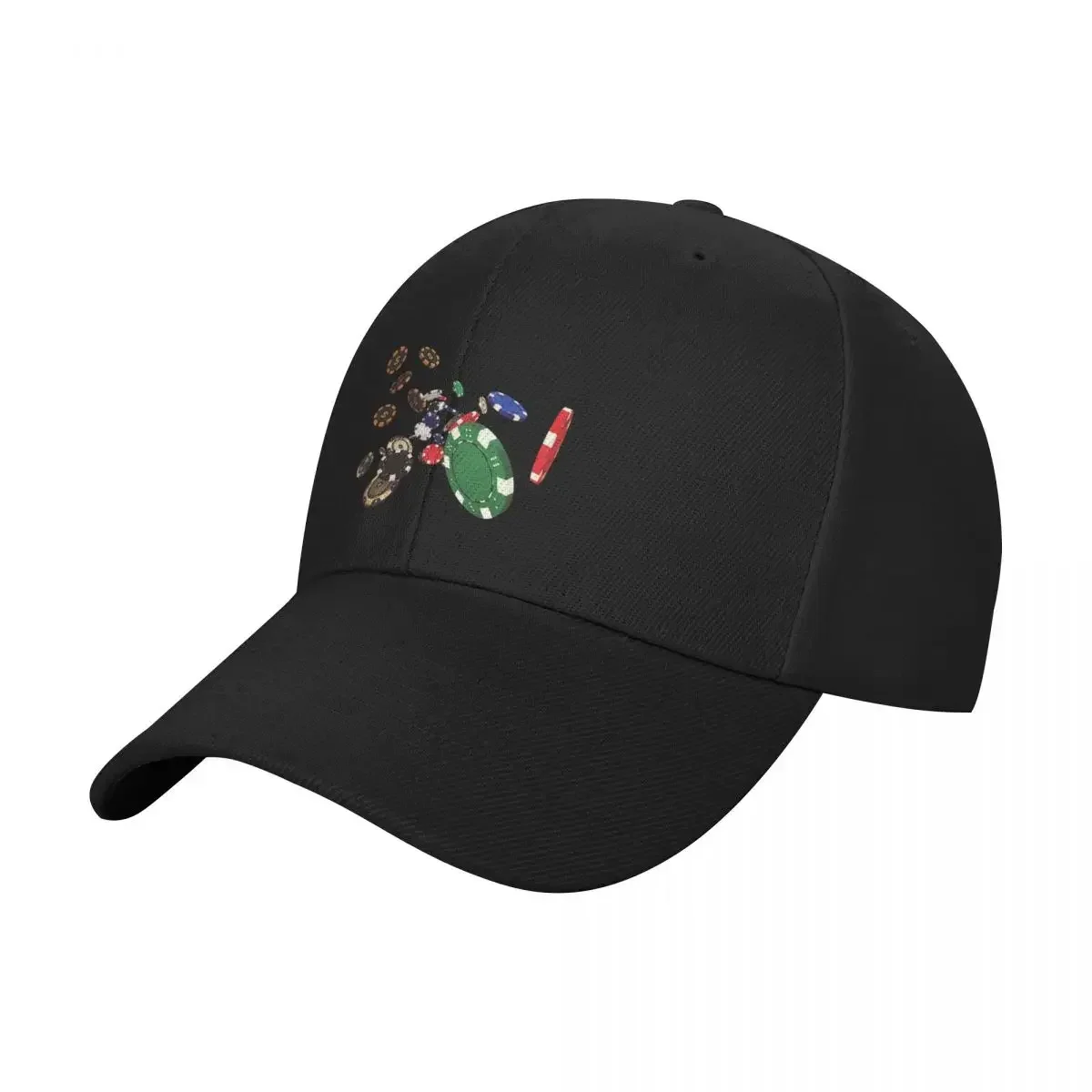 2026 Bunch of Poker Chips And Play Money With 3D Effect Baseball Cap New Hat Funny hats Male Women's
