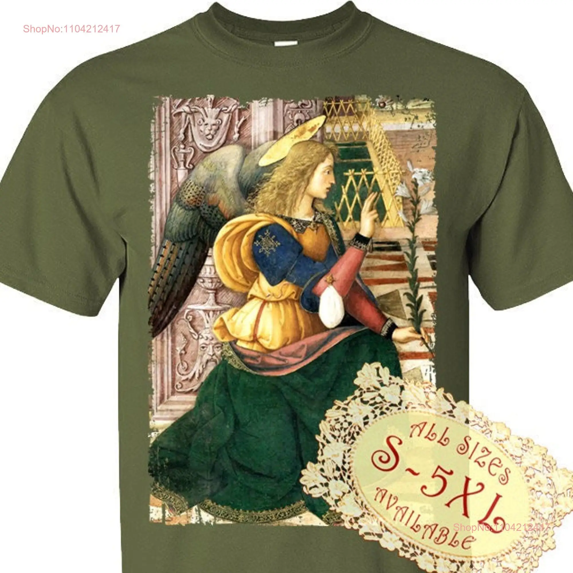 Saint Gabriel V17 DTG PRINT Men T Shirt S M L XL 2XL 3XL 4XL 5XL long or short sleeves