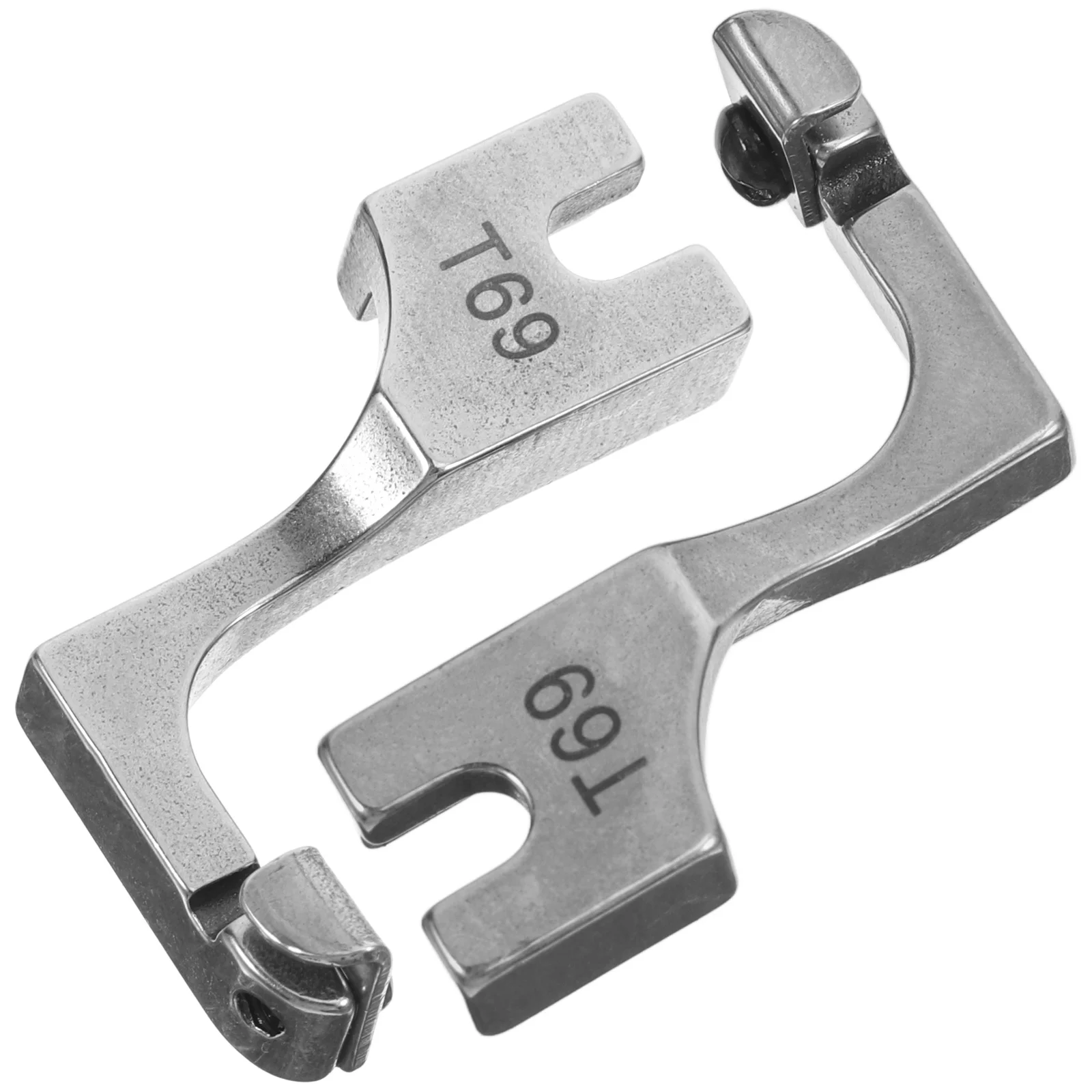 

2Pcs Adjustable Invisible Zipper Presser Foot Steel Single-Sided Zipper Foot for Sewing Machine Industrial Compatible