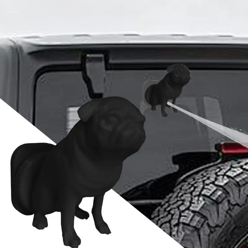 Car Decoration Dog Peeing Puppy Figurine Decoration Car Exterior Ornaments Innovative Gadget Decoration Car Accessories For Most