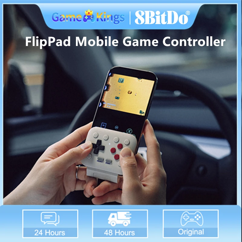 8BitDo FlipPad Mobile Gaming Gamepad FlipPad USB-C Flip-Style Mobile Game Controller For iPhone Android Vertical