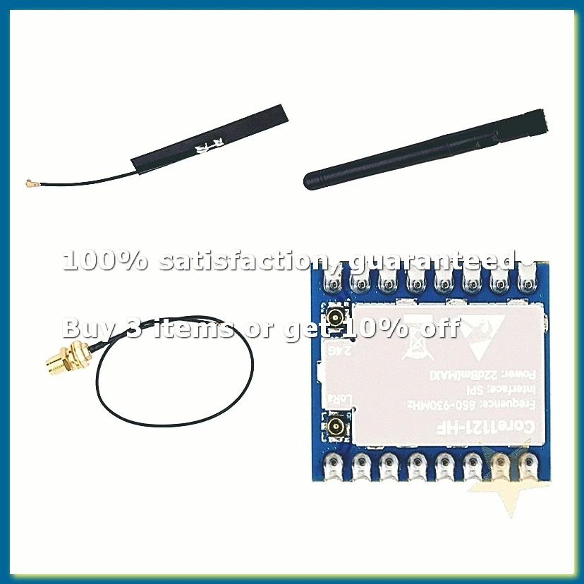 Core1121 HF LoRa Module LR1121 Chip Long-Range Communication Anti-Interference Suitable for Sub-GHz Band B-WDL