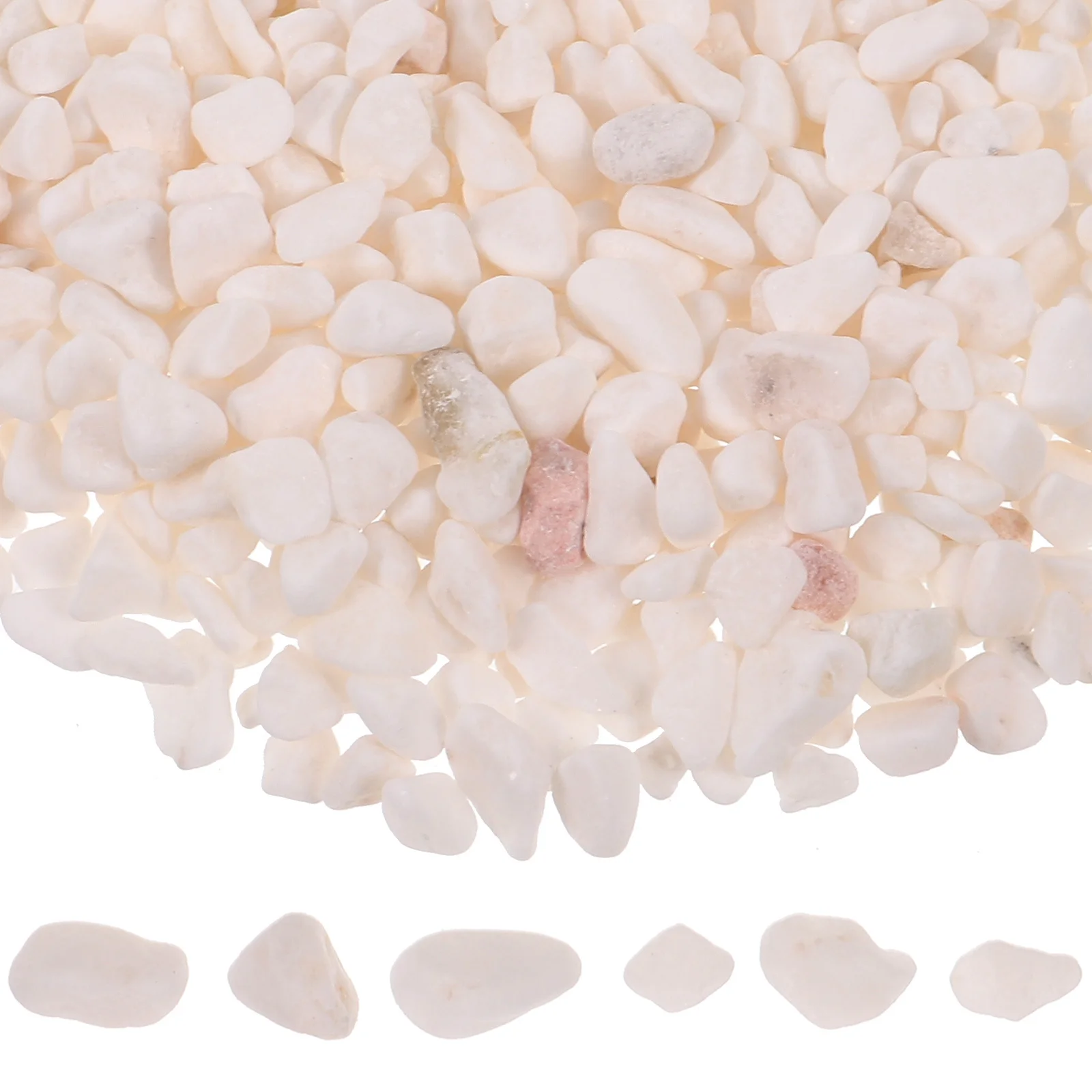 

1 Bag Stylish Smooth Fish Tank Gravel Multi-Function Aquarium and Garden Decoration for Garden