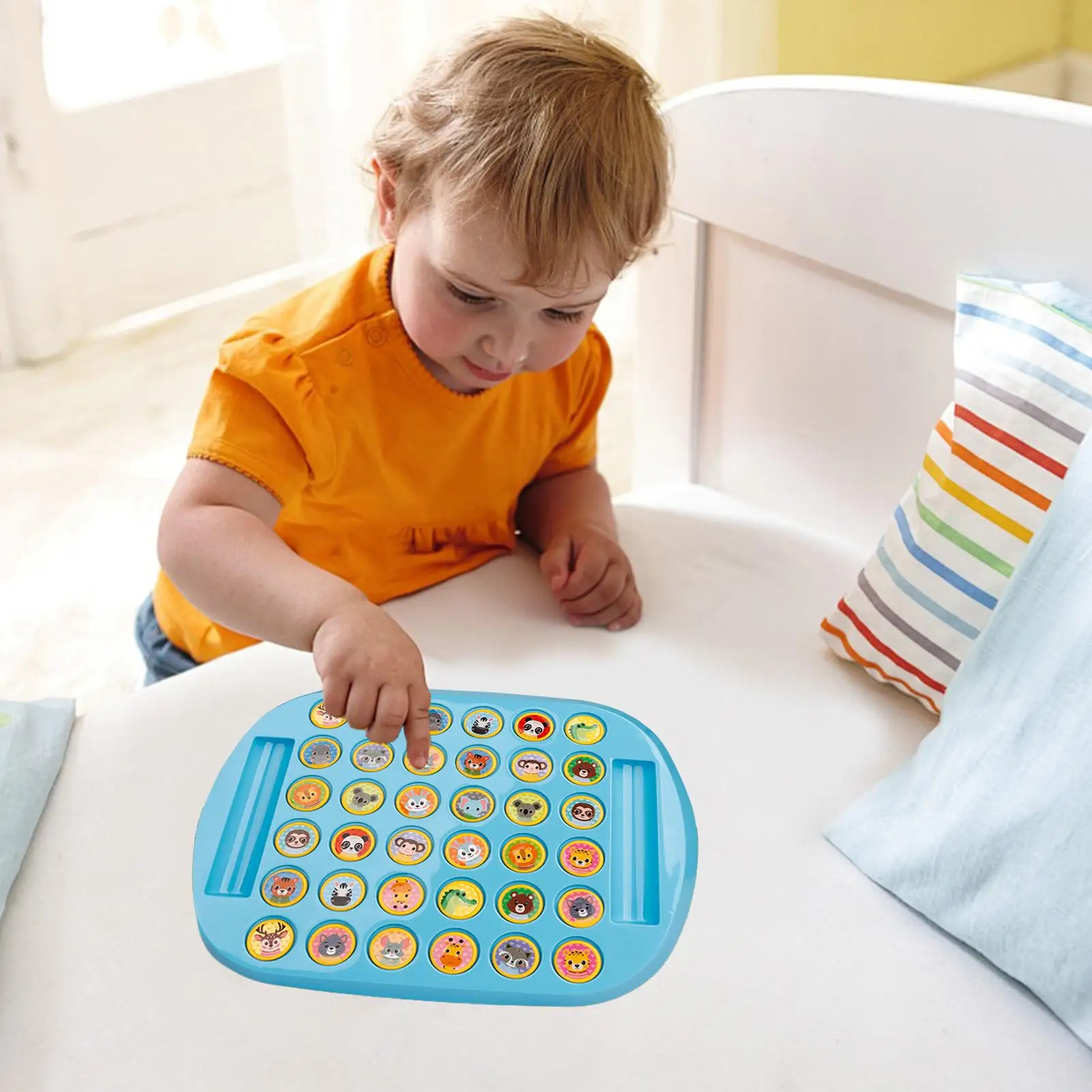 Jeu de correspondance de mémoire pour enfants, jouets éducatifs à motifs de fruits d'animaux, jeu de société de stratégie assorti pour enfants en bas âge