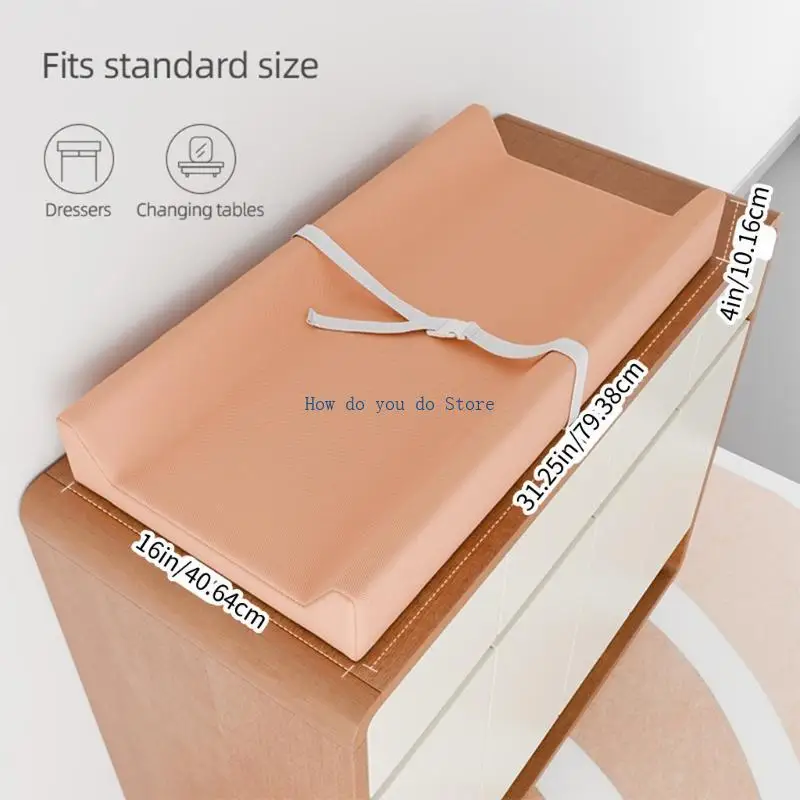 19QF سجادة لتغيير الحفاضات قابلة لإعادة الاستخدام مقاومة للماء وسادة الحفاض المحمولة طفل مغير الحفاض استمتع بالاستخدام اليومي #6