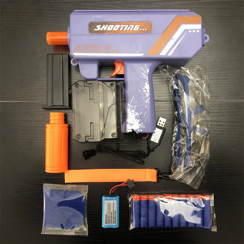 UZI M416 Electric Gel Ball Gun Toy for Kids - Handmade Fun