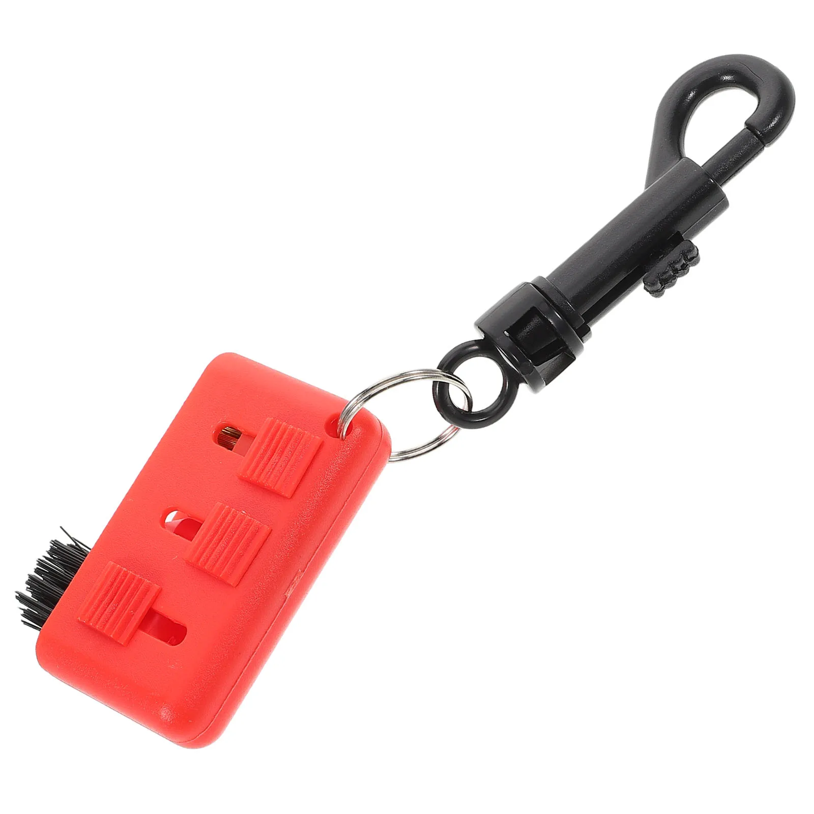 

Cleaning Brush Golf Ball Cleaners Flexible Portable Tool Red and Groove
