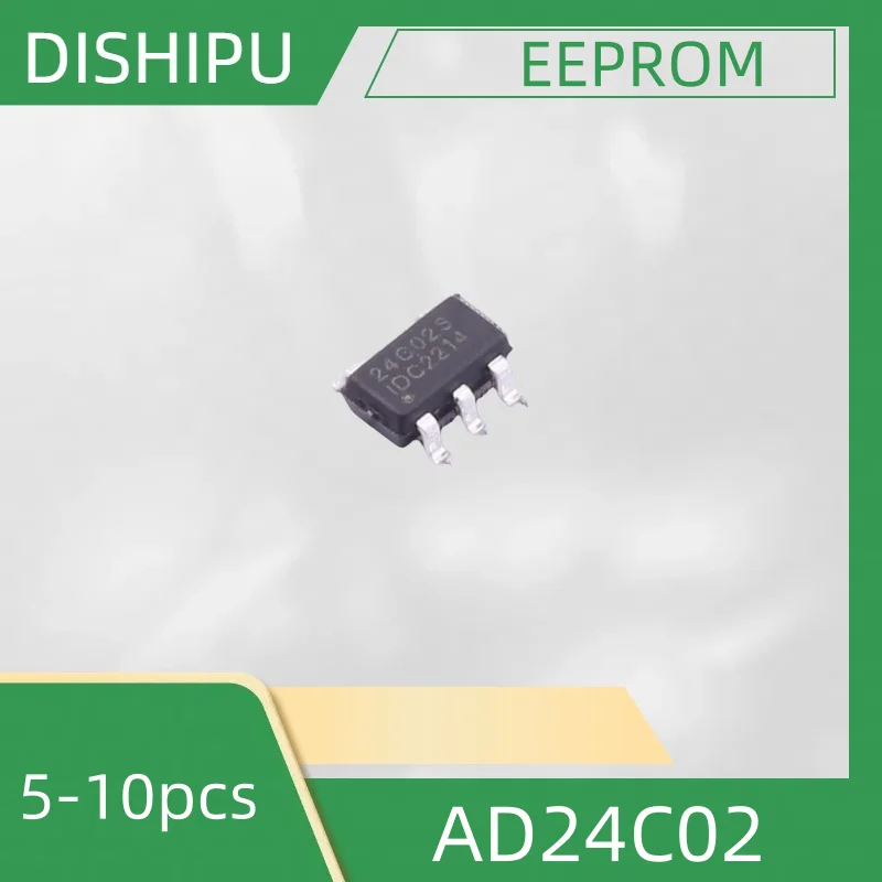 

5-10pcs AD24C02 EEPROM SOT-23-5