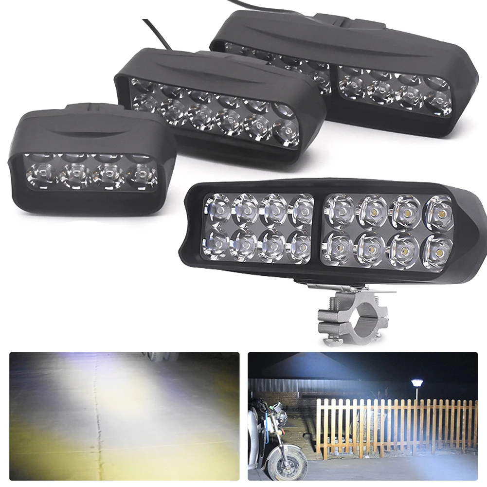 

12V-80V Motorcycle Electric Bike LED Headlight Super Bright Tricycle Lamp 160x50x45mm Bike Light Outdoor Cycling Bike Accessorie