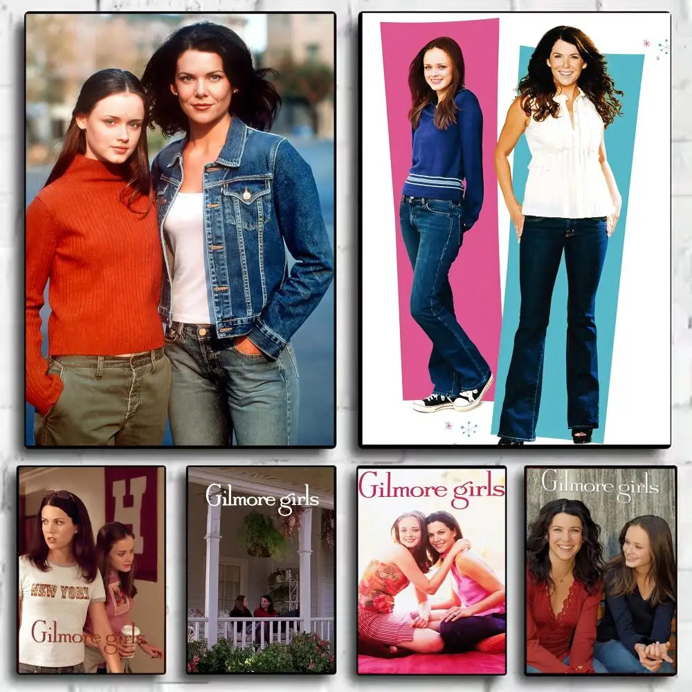G-gilmore Girls TV Poster Trendy Wall Art Good Sticker Printed on PP Paper for Coffee Office Bar Decoration Best Gift