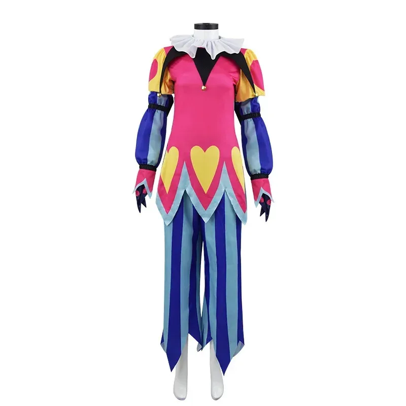

Sky04 Fizzarolli Cosplay Costume Tops Pants with Hat Neckwear Gloves Full Set Halloween Costume Custom Demon Devil Hell Jok44Gg！