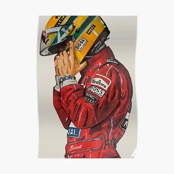 Ayrton Senna  Poster Painting Wall Decor Room Home Funny Print Decoration Vintage Mural Modern Picture Art No Frame