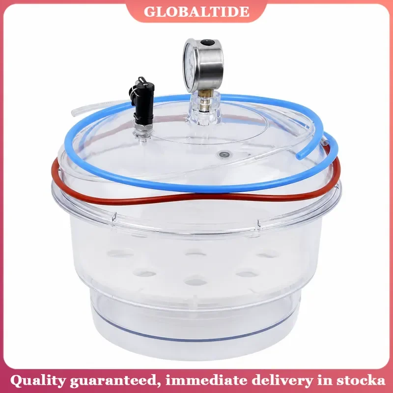 Vacuum Desiccator Small Lab Glassware Dryer Jar with Double Valves 150mm 250mm for Laboratory Chemical Storage and Drying