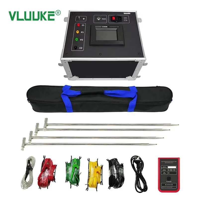 VLUUKE VKCR3350 High Precision Digital Only Online Grounding Resistance Detector For Grounding Network
