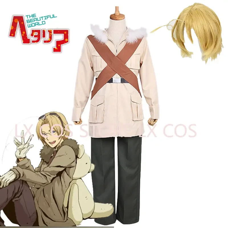 Anime Hetalia Axis Powers Canada Military Uniform Cosplay Costume Halloween