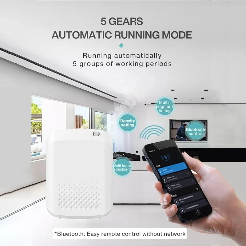 Diffusore di profumo elettrico NAMSTE 500-1000 diffusore di oli essenziali Smart Bluetooth Control dispositivo di fragranza aromatica per la casa Hotel