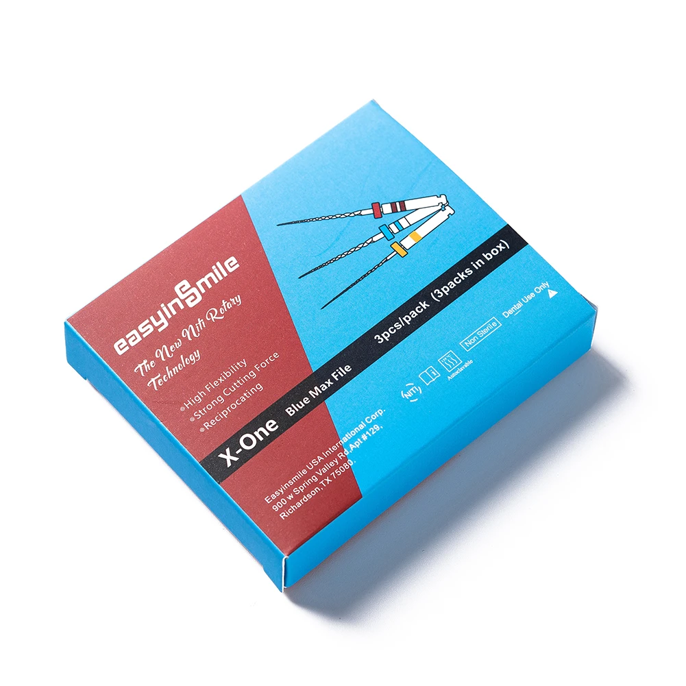 9 ピース/3 パック Easyinsmile 歯科歯内ロータリーファイル X-one ウェーブファイル NITI ファイル根管エンジン往復ヒント 25 ミリメートル