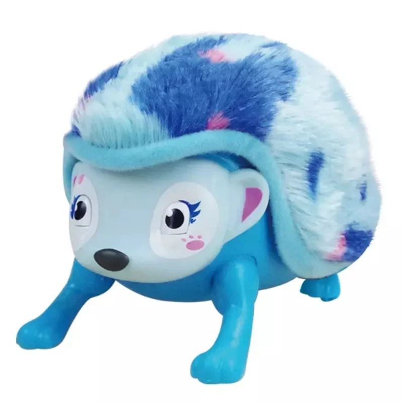 Interactive Pet Hedgehog with Multi-modes Lights Sounds Sensors Light-up Walk Roll Headstand Toys