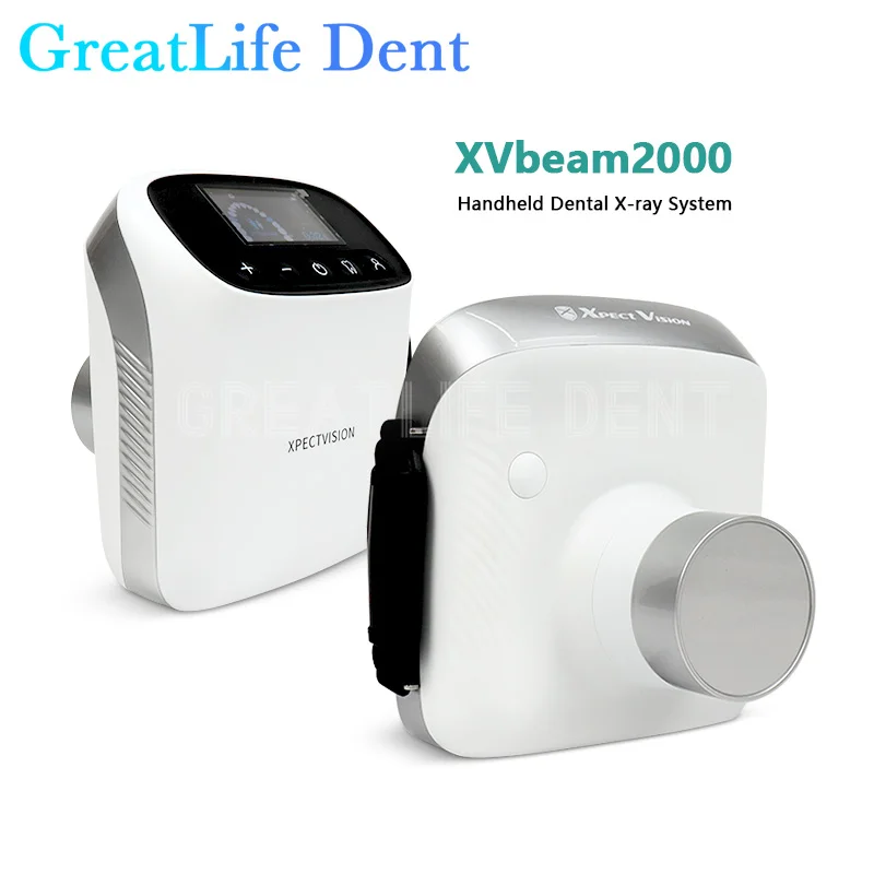 Mexico RU EU In Stock Greatlife XVbeam2000 Portable Dental X Ray Camera Handheld HyperLight Xray Machine RVG Image Sensor System