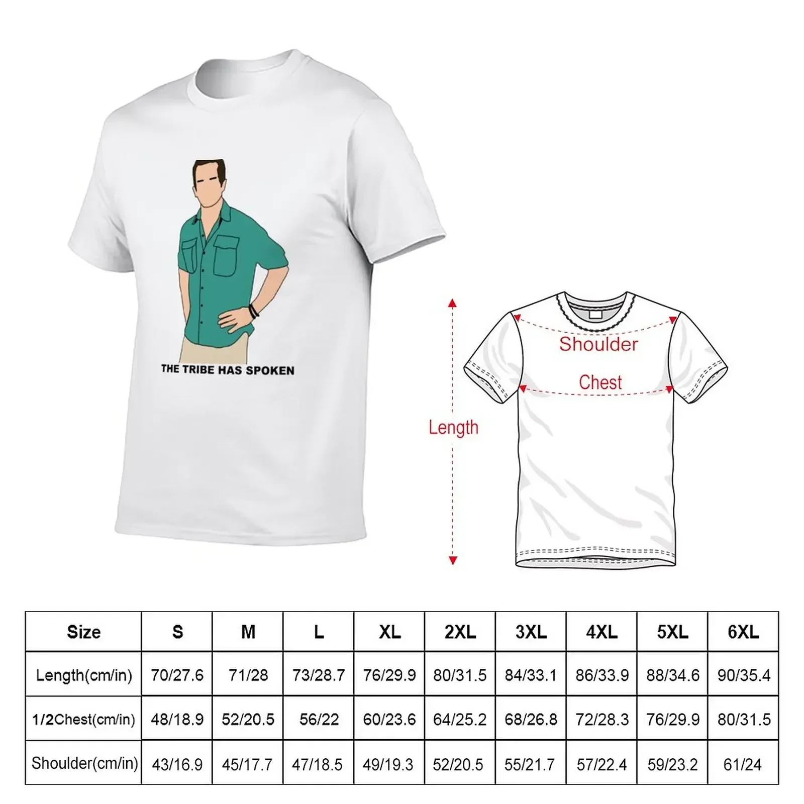 CBS Survivor Jeff Probst- The Tribe Has Spoken T-Shirt Aesthetic clothing quick drying mens graphic t-shirts