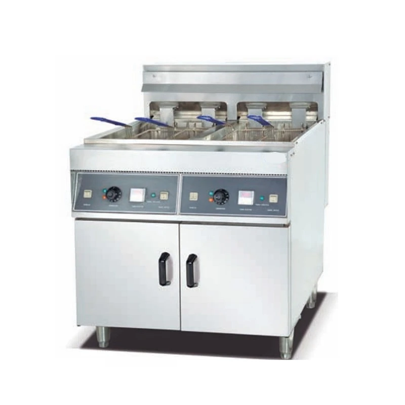 

Double-cylinder four-screen commercial intelligent version fryer large-capacity chicken frying equipment