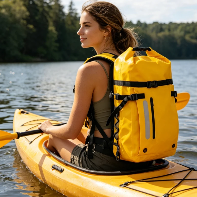1PCS  30L Waterproof Dry Backpack, Multifunctional Bag for Diving, Canyoning & Kayaking, Durable & Comfortable for Outdoors