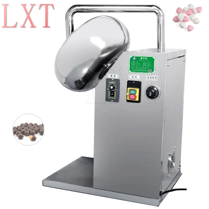 Commercial Electric Sugar Coating Machine Automatic Coating Machine Chocolate Almond Nut Coating Maker