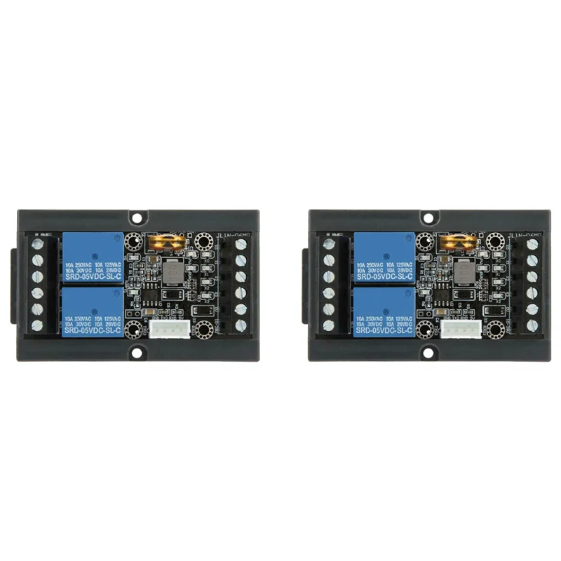 Hot Sale-2X PLC Industrial Control Board FX1N-06MR Programmable Relay Delay Module Withshell