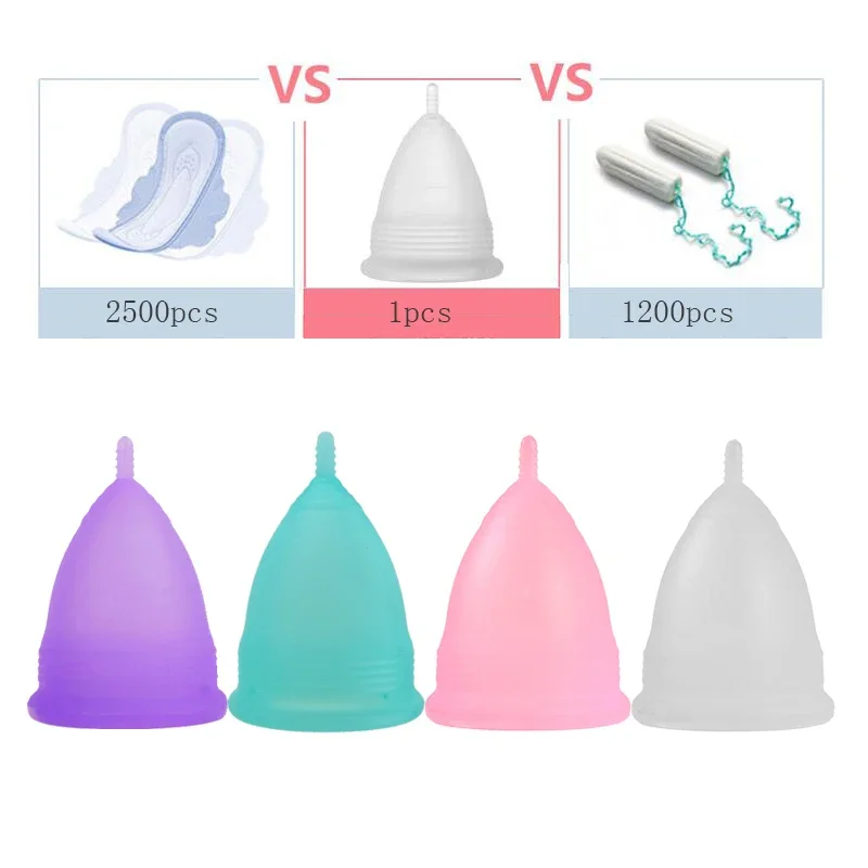 Lady Cup Copa Menstrual Silicona Luna Copa Período Bidés Accesorios Accesorios Sanitario M Alivio Menstrual Productos Menstruales