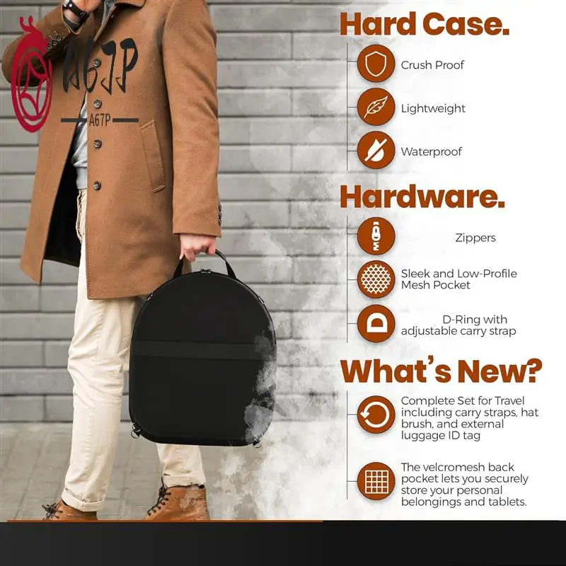 

A67P-Дорожный футляр для шляп, дорожный футляр для шляп, дорожная коробка для шляп, органайзер для дорожных шляп, хранилище для шляп для путешествий, футляр для шляп для Fedora