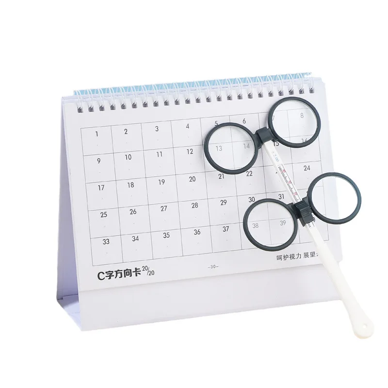 Flip Calendar Visual Marker Card Ophthalmic Children Myopia Weak Astigmatism Vision Training Flipper Butterfly Mirror Trainer