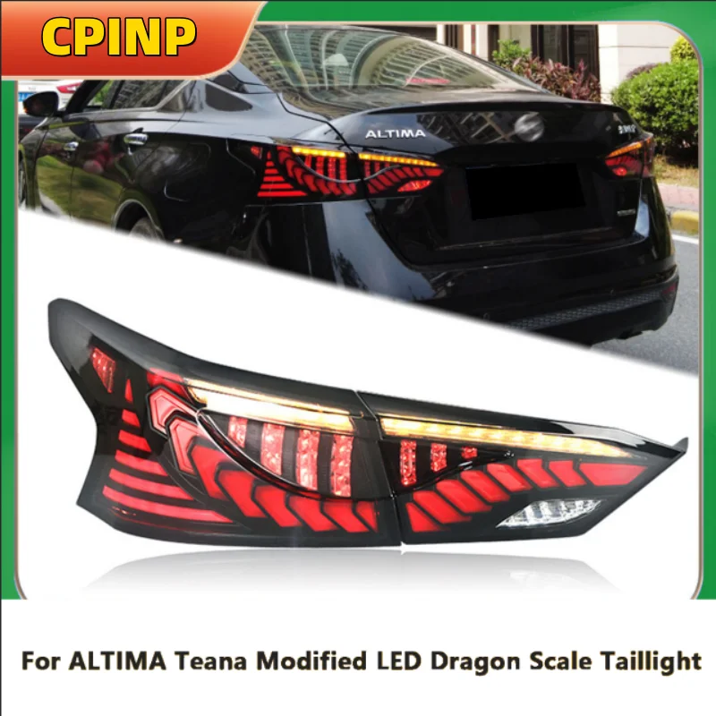 

Taillight Modified LED Dragon Scale For 19-22 Nissan ALTIMA Teana Rear Tail lamp Light Assembly Car Accessories