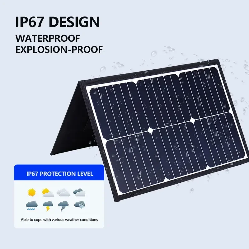 

600W Solar Panel Kit Complete Camping Foldable Solar Power Station MPPT Portable Generator Charger 18V for Car Boat Caravan Camp