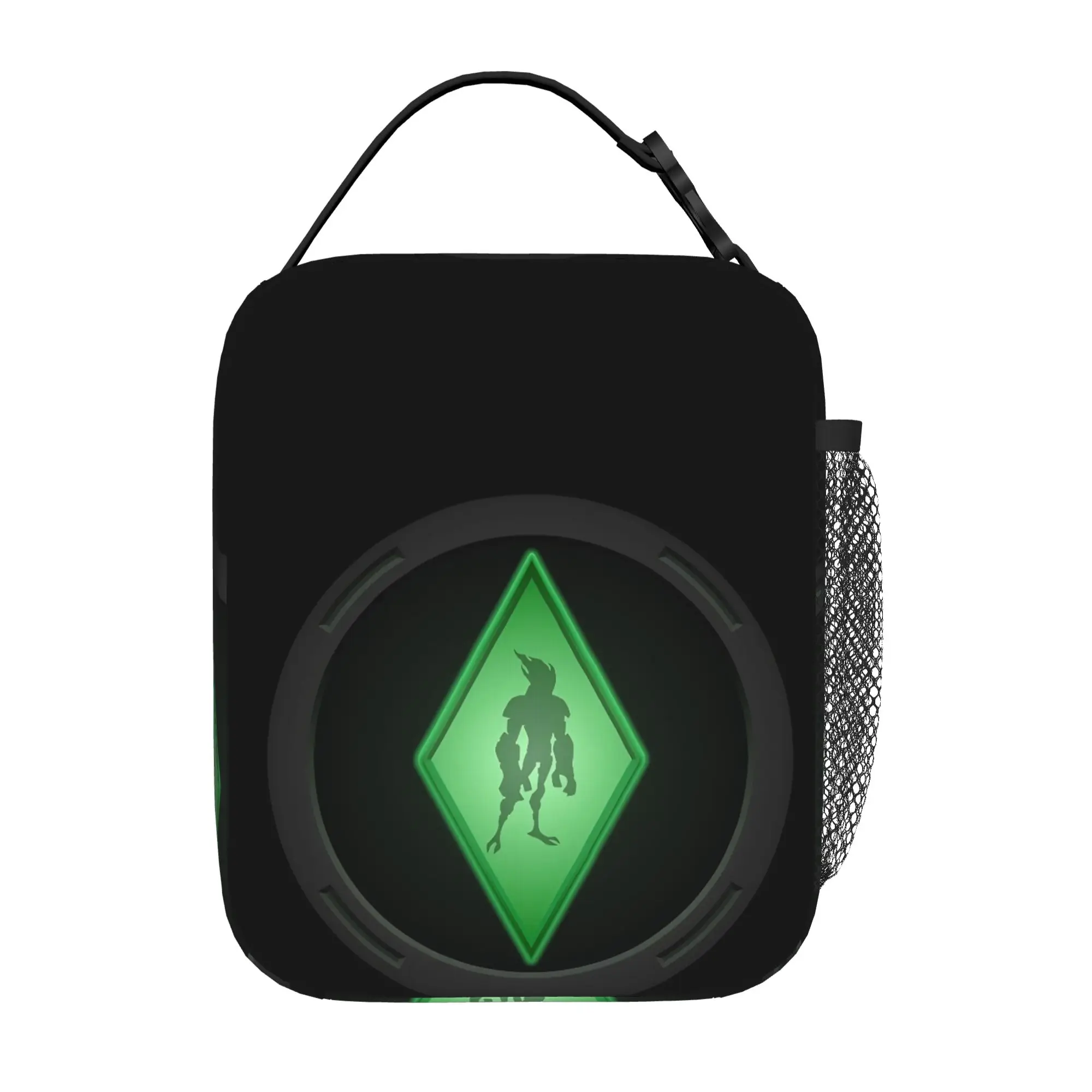 Back to school season  Picnic Bag Heatblast Omnitrix Face Large Capacity Fashionable Personalised Heat Preservation Lunch Bag