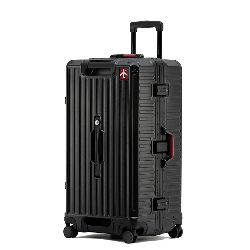 Thickened Luggage 26-Inch Travel Suitcase Large Capacity Universal Wheel Consignment Trolley Case Solid and Durable Suitcase