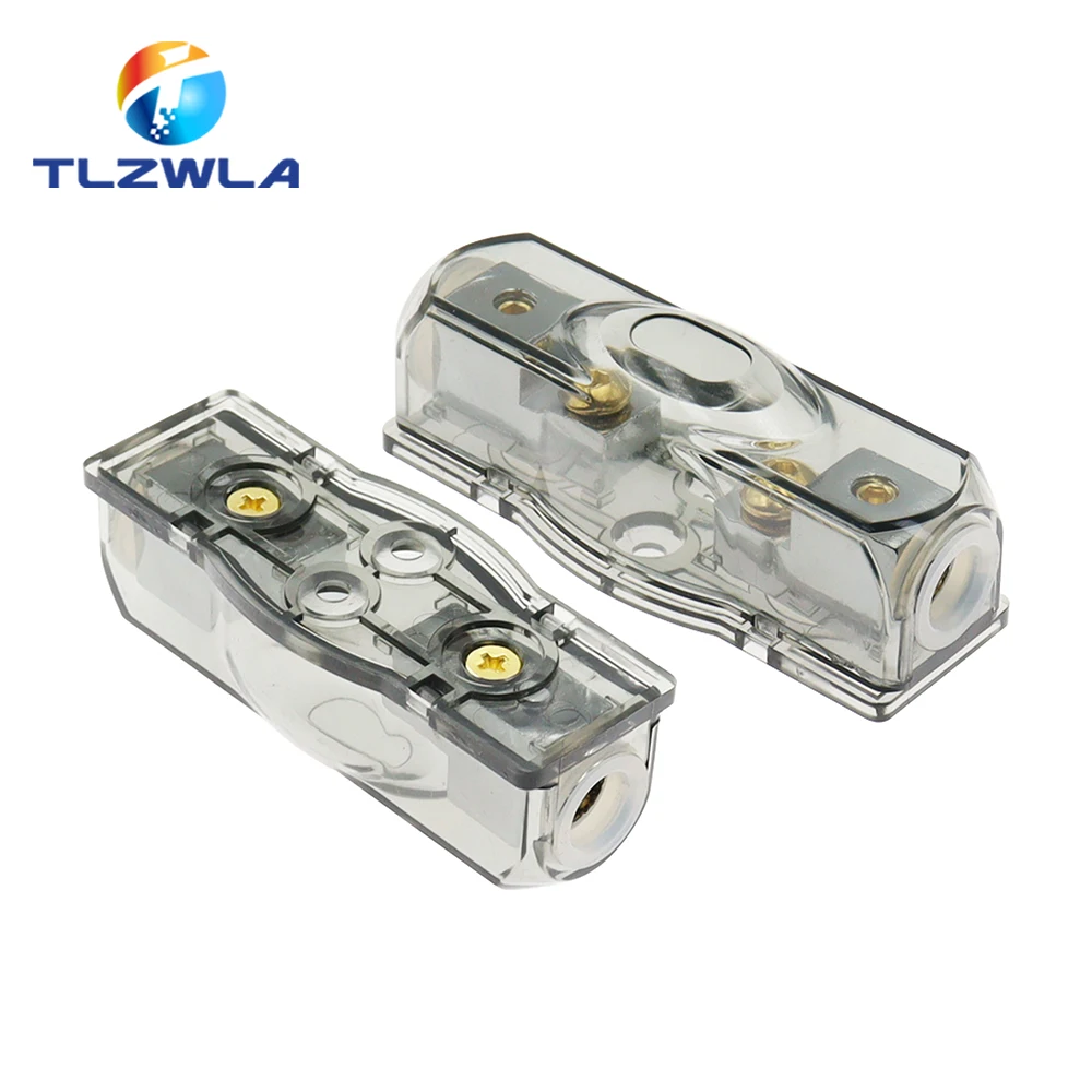 32V Car Boat Marine SUV Fuse Box Block Fuse Holder Stereo Seats Transparent Insurance Voltage Display Durable Accessory