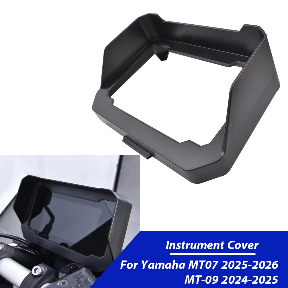 

﻿ For Yamaha MT07 2025 2026 MT09 Sun Visor Cover Motorcycle Instrument Screen Sunshade Guard Protection Accessories