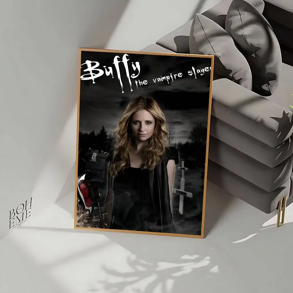 بافي مصاص الدماء القاتل المشارك لا مؤطرة المشارك كرافت نادي بار ورقة خمر ملصق جدار الفن اللوحة غرفة نوم دراسة ملصقات