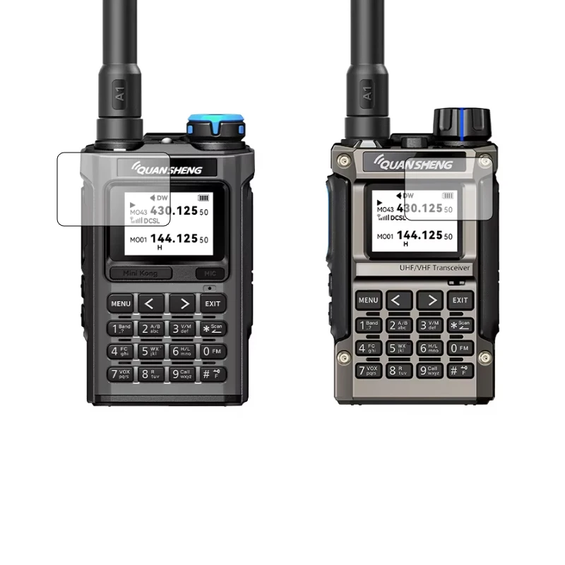 3 шт. мягкие защитные пленки из ПЭТ для раций Quansheng UV-K6, UV-K5 (8), UV-K1, TK11(5) – аксессуары для раций