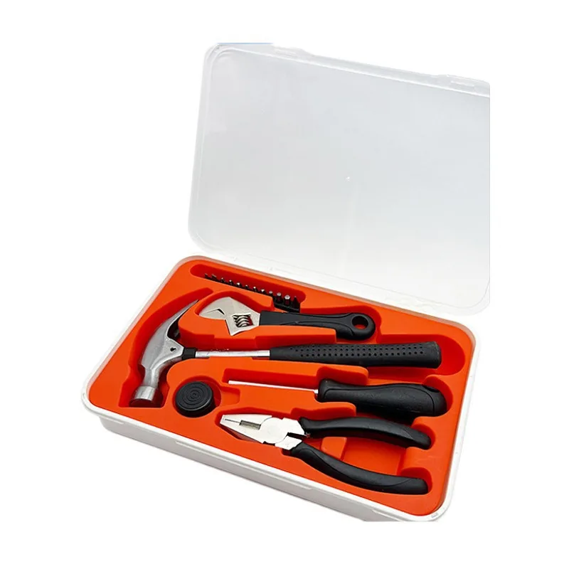17-piece Tool Set Hardware Wrench Manual Maintenance Household Set Toolbox